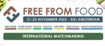Spotkania B2B dla branży spożywczej „Free From Food”, 21-22 listopada 2023, Amsterdam